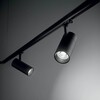 Миниатюра фото трековый светодиодный светильник ideal lux 15w cri80 30 3000k bk 1-10v | 220svet.ru
