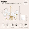 Миниатюра фото подвесная люстра maytoni aura mod016pl-06bs | 220svet.ru