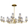 Миниатюра фото потолочная люстра на штанге illumico il5216-12pls-24 highball | 220svet.ru