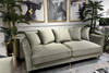 Миниатюра фото диван трехместный велюр оливковый colt1002-oliv 220*101*88см garda decor 187bd-sorrento-220-colt1002 | 220svet.ru
