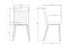 Миниатюра фото набор 2 шт стул обеденный dobrin theo lmzl-pp687-n2_lb-tr_b-03-13360 | 220svet.ru