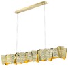 Миниатюра фото подвесная светодиодная люстра wertmark luisa we439.01.323 | 220svet.ru