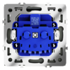 Миниатюра фото розетка встраиваемая с заземлением, защитными шторками и крышкой 16а voltum s70 vls040308 (черный матовый) | 220svet.ru