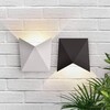 Миниатюра фото уличный настенный светодиодный светильник elektrostandard 1517 techno led batterfly a038824 | 220svet.ru