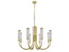 Миниатюра фото подвесная люстра newport 4558/c mat.gold м0071610 | 220svet.ru