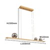 Миниатюра фото подвесной светодиодный светильник favourite bilico 4549-3p | 220svet.ru