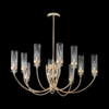 Миниатюра фото потолочная люстра на штанге crystal lux secret sp10 gold | 220svet.ru