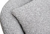 Миниатюра фото кресло verona вращающееся, букле серый orso-ser/бронза 70*77*80см garda decor verona-orso-ser-bronza | 220svet.ru