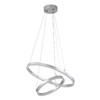 Миниатюра фото подвесной светодиодный светильник escada void 10254/2led silver app | 220svet.ru