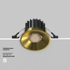 Миниатюра фото встраиваемый точечный светодиодный светильни maytoni round dl058-12w4k-bs | 220svet.ru