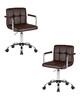 Миниатюра фото офисное кресло dobrin terry lm-9400-n_ch-m_el-brown-11379 | 220svet.ru