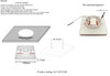 Миниатюра фото встраиваемый светильник crystal lux clt 501c100 wh | 220svet.ru