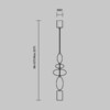 Миниатюра фото подвесной светильник maytoni monochrome mod071pl-l8b3k1 | 220svet.ru