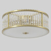 Миниатюра фото потолочная люстра crystal lux avenue pl4 brass | 220svet.ru