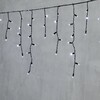 Миниатюра фото гирлянда бахрома с колпачком 3,1 x 0,5 м белая 220в, 120 led, провод черный пвх, ip65 ltc pil120cap-11-2w | 220svet.ru