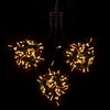 Миниатюра фото комплект 3 желтых нити с мерцанием белого диода по 20м, 600 led, провод черный пвх, ip54 ltc kdd600blw-11-1y | 220svet.ru
