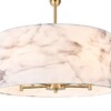 Миниатюра фото подвесная люстра indigo venato 13036/5r brass v000581 | 220svet.ru