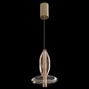 Миниатюра фото подвесной светодиодный светильник crystal lux quasar sp10w led amber | 220svet.ru