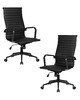 Миниатюра фото офисное кресло набор 2 шт dobrin clark simple black lmr-101b-n_b-m_el-black-12598 | 220svet.ru