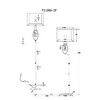 Миниатюра фото торшер moderli дарк v11985-1f | 220svet.ru
