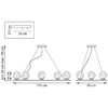 Миниатюра фото подвесная люстра lightstar bari 815283 | 220svet.ru