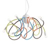 Миниатюра фото подвесная люстра ideal lux multiflex sp8 color | 220svet.ru