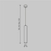 Миниатюра фото подвесной светодиодный светильник maytoni focus led p072pl-l12b4k-1 | 220svet.ru