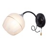 Миниатюра фото бра imex md.3314-1-w bk+ch | 220svet.ru