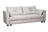 Миниатюра фото диван marco трехместный раскладной светло-серый garda decor marco-koza2601-ecru+nev21 | 220svet.ru