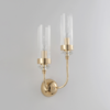 Миниатюра фото бра crystal lux secret ap2 gold | 220svet.ru