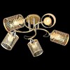 Миниатюра фото потолочная люстра reluce 01322-0.3-05 matt gold+cr | 220svet.ru