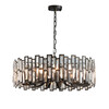 Миниатюра фото подвесная люстра delight collection d8524p/s black/clear | 220svet.ru