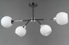 Миниатюра фото потолочная люстра на штанге illumico il0715-4csq-24 bk cr libra | 220svet.ru