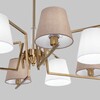 Миниатюра фото потолочная люстра eurosvet 60149/8 латунь | 220svet.ru