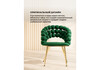 Миниатюра фото стул на металлокаркасе woodville ball green / gold 15763 | 220svet.ru