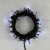 Миниатюра фото гирлянда нить 10м белая с мерцанием каждого диода 24в, 100 led, провод черный пвх, ip54 ltc pst100abl-11-1w | 220svet.ru
