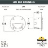 Миниатюра фото светильник для подсветки лестниц встраиваемый fumagalli leti 100 round-el 2c3.000.000.ayg1l | 220svet.ru