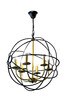 Миниатюра фото подвесная люстра garda decor 91gh-2020-6 | 220svet.ru