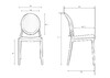 Миниатюра фото набор 2 шт стул обеденный dobrin albert lmzl-pp712-n2_b-p_black-13370 | 220svet.ru