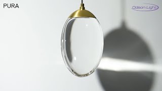 Миниатюра фото подвесной светильник odeon light loop 7159/3l бронзовый | 220svet.ru