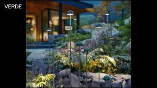 Миниатюра фото уличный садово-парковый светильник odeon light verde 7122/4glb темно-зеленый | 220svet.ru