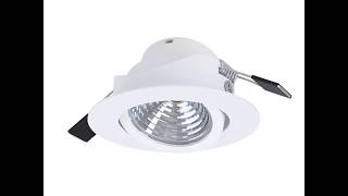 Миниатюра фото встраиваемый светодиодный светильник eglo salabate 98238 | 220svet.ru